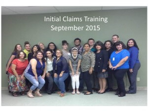 Initial Claims Training- September 2015